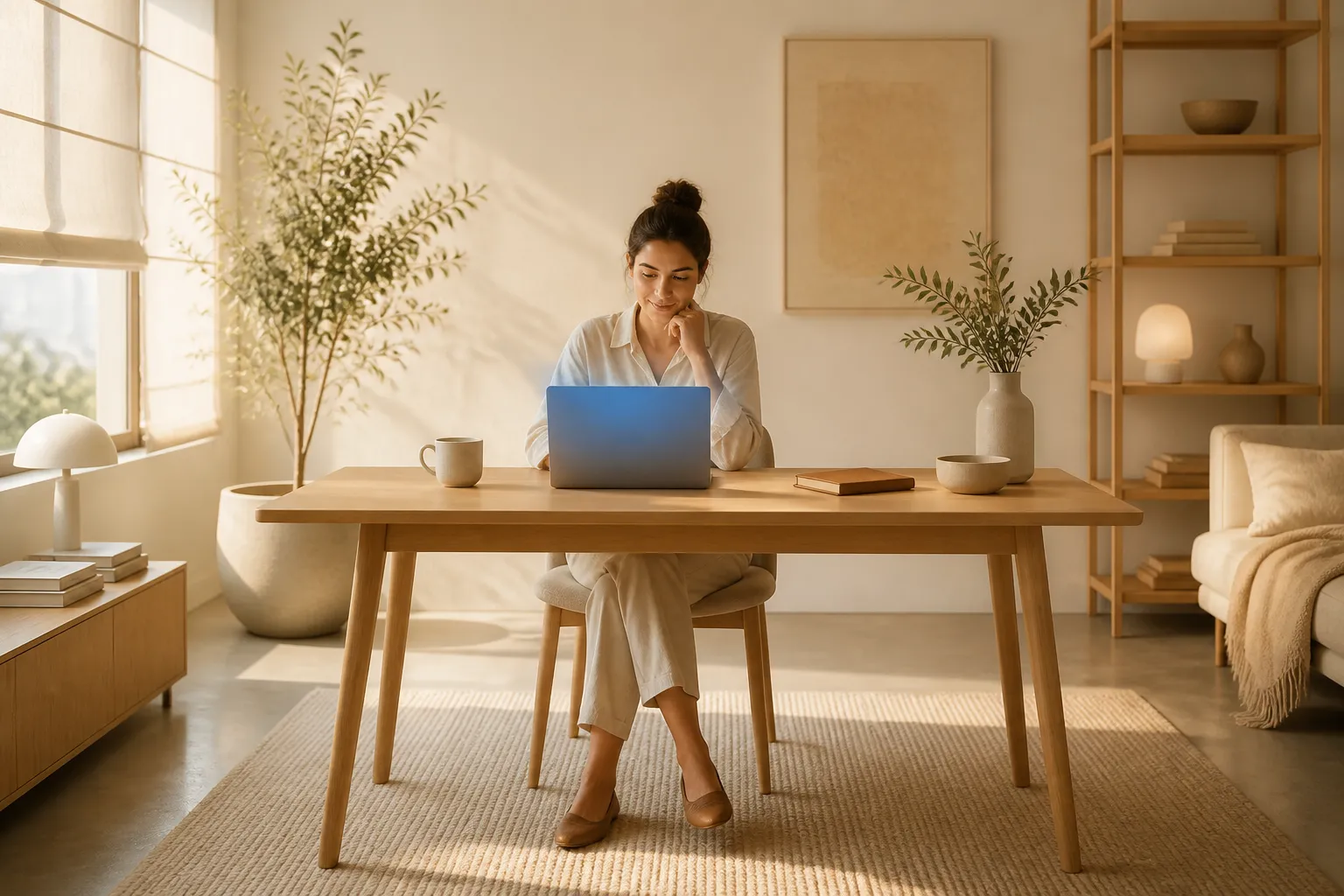 Modern AI-powered workspace representing ARI digital marketing solutions